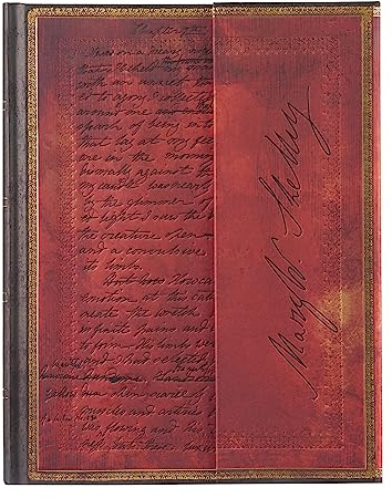 Mary Shelley, Frankenstein (Embellished Manuscripts Collection) Ultra Lined Hardback Journal (Wrap Closure): Hardcover mit Klappumschlag
