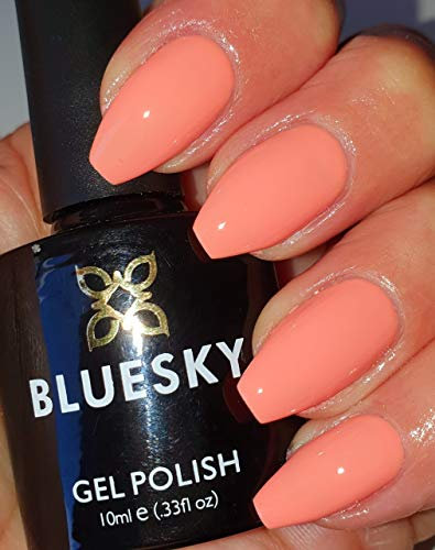 Bluesky BRIGHT PEACH ORANGE LOLITA SUMMER PARTY SS2018 Nail Gel Polish NEW 2020 UV LED Soak Off 10ml