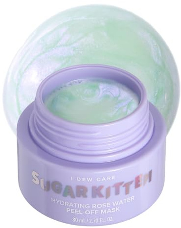 I DEW CARE Peel-off Mask - Sugar Kitten | Hydrating Face Mask For Dry Skin with Hyaluronic Acid, 2.70 Fl Oz