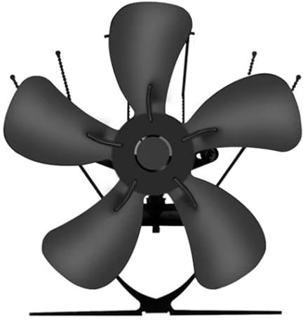 Ventilatore per stufa a legna Ventilatore For Stufa Alimentato A Calore A 5 Pale Mini Ventilatore For Caminetto Bruciatore A Legna For Legna Ventilatore Ecologico Termoventilatore For Caminetto Silenz