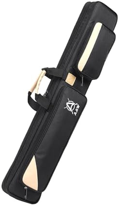 Ronyme Billiard Pool Cue Stick Case 3x4 1/2 Snooker Billiard Cue Cases American Pool Cue Cases Lightweight Soft Cue Bag Carrying Bag, Black