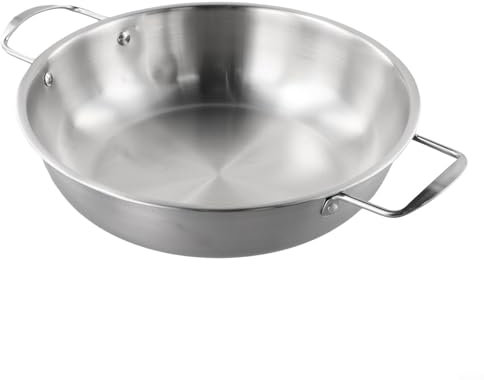 Korean Cuisine Edelstahl-Topf, 24 cm, perfekt für die Zubereitung von Nudeln und Suppen zu Hause
