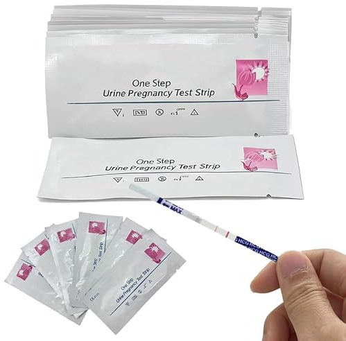 Reroon Pregnancy Test HCG Strips 100 Count for Fertility Women | Home Early Detection Pregnancy Kits with Over 99% Accurate | Bulk Highly Sensitive HCG Urine Tests | Individually Wrapped