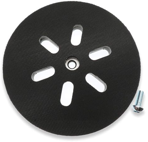 Plato de Lija de 150mm con Hook y Loop Compatible con Bosch GEX 150 | Compatible con GEX 150 AC y GEX 150 Turbo, 6 Orificios Para Lijadoras Orbitales