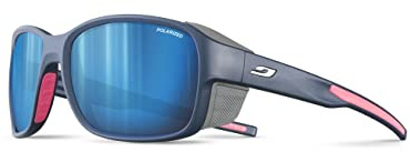 Julbo Sonnenbrille - MONTEROSA 2 - Damen - Dunkelblau/Rosa/Weiß - Polarisierte Kategorie 3