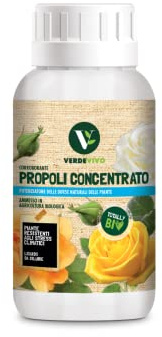 VerdeVivo Propoli Concentrato Emulsionabile 100% di Origine Vegetale. Favorisce la cicatrizzazione delle piante e riduce i rischi di malattie funginee