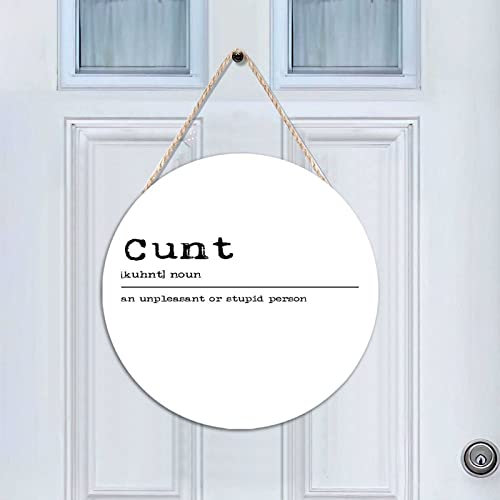 Rimego Türhänger mit lustigem Definition von Cunt – lustige Zitate und Sprüche