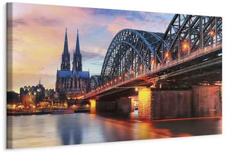 murando - Akustikbild Schalldämmung Stadt, Schallschutz, Wohnzimmer, Büro | Verbessert Raumakustik, reduziert Hall, ideal fürs Büro oder Wohnzimmer, hochwertige Verarbeitung, schnelle Montage, stilvoll
