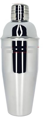 FRAMUN Fácil de Usar Coctelera Francesa de 750/600/450ml, coctelera, colador de Hielo de Cobre, Tong Pouer, coctelera de Acero Inoxidable 304, mezcladora (Color : 750ml)