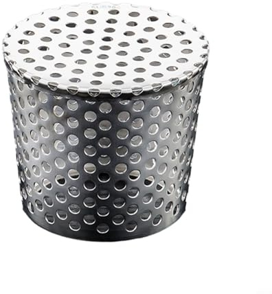 Bodenablauf Abdeckung Antiblockierende Bodenablaufabdeckung Edelstahl für Entwässerung für Outdoor Geräten(90mm)