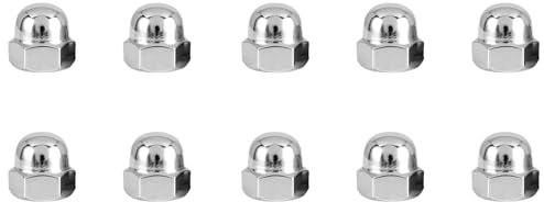 10 Pcs Acorn Cap Nuts, M12 Stainless Steel Hex Dome Cap Nut for Screws and Bolts
