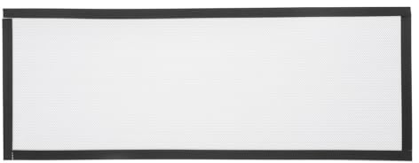 sourcing map 2PCS PC Dust Filter, 400mmx150mm PVC Computer Case Cooler Dustproof Mesh Cover Fan Grills for Computer Chassis Speaker, White