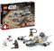 LEGO Star Wars 75410 Mandos und Grogus N-1 Starfighter Spielzeug mit The Mandalorian, Grogu & R5-D4 Minifiguren, inkl. baubare Zapfsäule, Sternenschiff Starterset für Jungen und Mädchen ab 4 Jahren