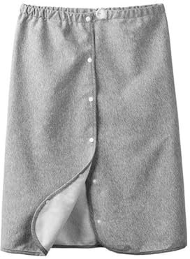 LVYUDS Ältere Menschen 3 in 1 Inkontinenz Bettunterlage Atmungsaktiv Wasserabsorbierend, Inkontinenzunterlage Waschbar Auslaufsicher Pflege Inkontinenzauflage Rock(XXL,Grey-button)