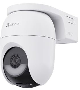 EZVIZ CB8 Lite 2K+ Telecamera WiFi Esterno Batteria, 100% Senza Fili, PTZ 360° AOV, Rilevamento di Persone/Veicoli, Visione Notturna a colori, Audio Bidirezionale, Difesa Attiva