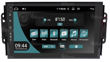 JF Sound - Radio de Voiture Android JF-039D3-UP Compatible avec DR DR 3.0 Depuis 2018 | CarPlay & Android Auto | GPS | Dab+ |9 Pouces HD | Fabriqué en Italie