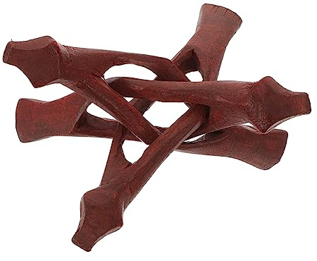 Sewroro Abalone Muschelhalter Holzständer Schlangenförmiges Dreibein Stativ Multifunktional Tischdekoration Kristallkugelhalter Wohnheim Schlafzimmer