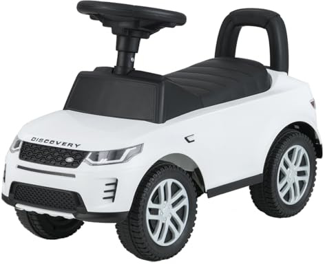 GOPLUS Rutschauto ab 1 Jahr, Rutschfahrzeug mit Hupe, Motorsound, Stauraum unter Sitz & Kippsicherung, Geschenk für Jungen und Mädchen im Alter von 1-3 Jahren (Weiß)