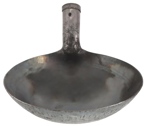 Outanaya Pala Metálica para Estiércol Reutilizable 20 Cm De Metal para Limpieza De Lodo y Residuos En Alcantarillado, Herramienta De Jardinería Resistente para Obras y Mantenimiento