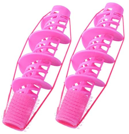 BIUDECO Bigodini Tutti Gomma Elastico e Adatti i in di Chioma a da Tipi 2 Pezzi Plastica per Donna Uso Domestico e Styling Fai da Te