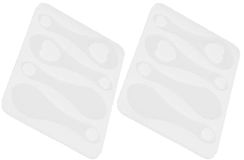 TOVINANNA Moules en Silicone 2 Pièces pour Jetons de Caddie Adaptés aux Activités Manuelles et Porte-Clés