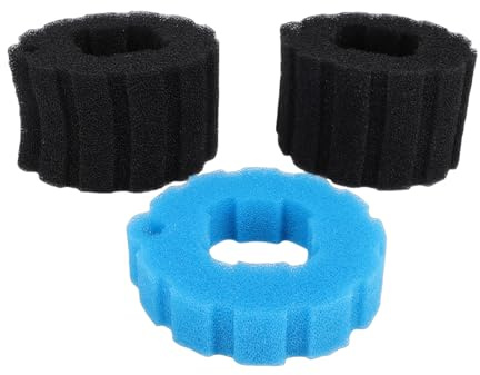 Tnfeeon Teichsauger-Filterschaum-Ersatzset, Waschbare, Wiederverwendbare Filtermedien-Pads für die Teichpflege, Aquarium-Reinigung, Aquarium-Zubehör