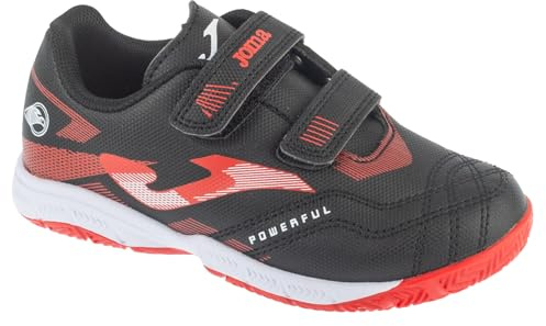 Joma Powerful Jr 2501 INV POJW2501INV Boy Indoor Football Trainers, Negro, 32 EU