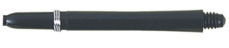 Roleo 10 Sets (30 Stück) Dartshaft Dart Shaft 48 mm schwarz Nylon mit Federring