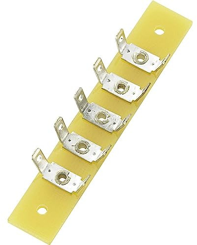 Barrette à souder simple rangée TRU COMPONENTS 1572092 Nbr total de pôles 5 Epoxy (L x l x H) 59 x 10 x 1.6 mm 1 pc(s)