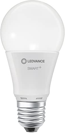 LEDVANCE Smart+ LED, ZigBee Lampe mit E27 Sockel, warmweiß bis tageslicht (2700K - 6500K), dimmbar, Direkt kompatibel mit Echo Plus und Echo Show (2. Gen.), Kompatibel mit Philips Hue Bridge