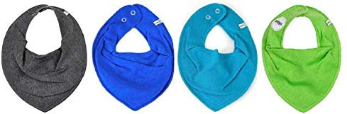 Pippi Halstücher 4er Pack Baby Lätzchen Dreieckstücher (Boys2)