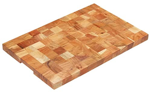Hackblock 60×40×3,8 cm Akazie Massivholz