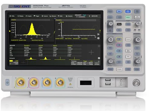 SIGLENT SDS2204X Plus 4 Channel Digital Super Phosphor Oscilloscope 200 MHz 2 GSa/s 200 Mpts 10.1