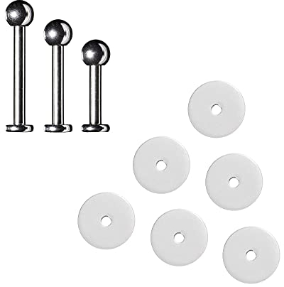 EZ Piercing Notfall Set | Erste Hilfe bei Wildfleisch Keloid & entzündeten Ohr Piercings | Anti WILDFLEISCH Discs & Titan Schmuck (Conch Helix Tragus Industrial Piercing)