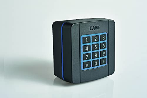 Came Selettore a tastiera SELT1BDG da parete 12 tasti retroilluminati con tecnologia BUS CXN, sistema di controllo accessi avanzato con 25 codici programmabili e installazione facile, colore grigio