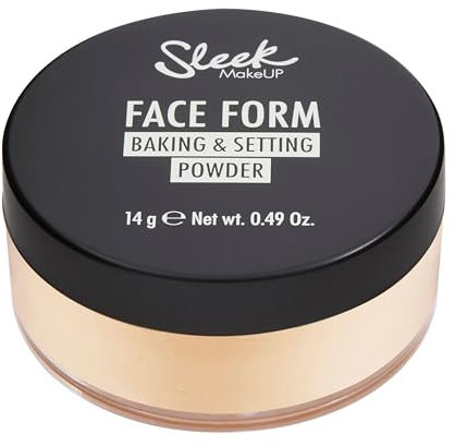Sleek MakeUP Face Form Baking & Setting Powder, Loose Setting Powder to Lock in Your MakeUP, Lightweight Formula, Light, 14g