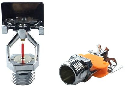 SSIMOO QR-EC-HSW115-68 Messing-Feuersprinkler, DN20 mm, 68 Grad, schnell reagierende Sprinkler mit großer Reichweite Kindly