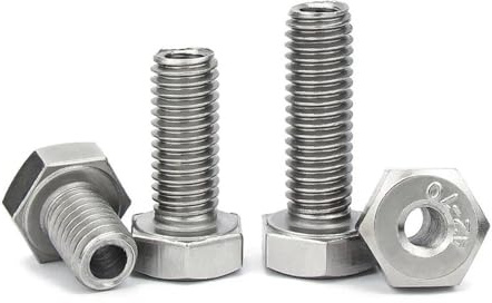 Cilky Metallschrauben 1/2/5 Stück M4 M5 M6 M8 M10 M12 M14 M16 M20 304 Edelstahl Außensechskant Hohlschraube Hohlbolzenmaske Maschine Durchgangslochschraube (Size : M8x16 (5pcs))