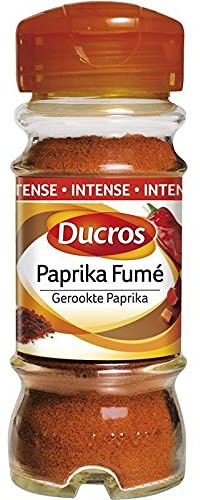 Épicez Vos Plats avec le Paprika Fumé Ducros - Format 40g Arôme Intense et Fumé pour Sublimer Vos Recettes Idéal pour Viandes, Poissons et - Le Lot De 4