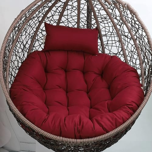 Awoyep Sitzkissen für Hängesessel, Wasserdicht Hängesessel Kissen, Kissen für Hängesessel, Outdoor Hängesessel Kissen Bequem für Hängesessel Chair Kissen, Polster Hängekorb,Gartenstuhl Kissen (Color