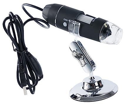 CAXUSD USB-mikroskop Mit Vergrößerung Led-Lupe Metallständer Für Telefoncomputer Kompatibel Mit Win Xp Vista Und System