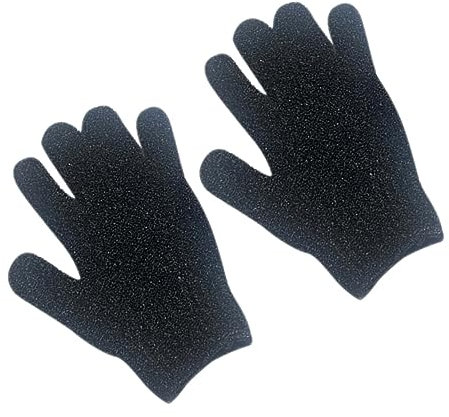COLLBATH 2stücke Exfolierende Handschuhe Für Körperpeeling Doppelseitige Reinigungsmittel Für Bad Dusche Und Spa Tiefenreinigung Sanfte Hauterneuerung Und Für Hauttypen