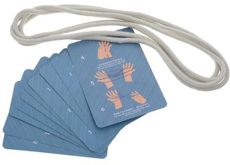 LALADEFIEE 2pcs Cats Cradle String Game for Boys and Girls Hand Game Toys Rope Plaything Fine Motor Skills Development Educational Toys