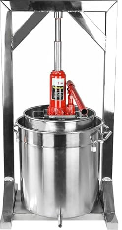 DXYOYONGOZ Weinpresse, honigpresse, Obstpresse, Obstpresse Weinpresse Edelstahl 12L, Obstpresse Beerenpresse Gemüsepresse Lebensmittelpresse