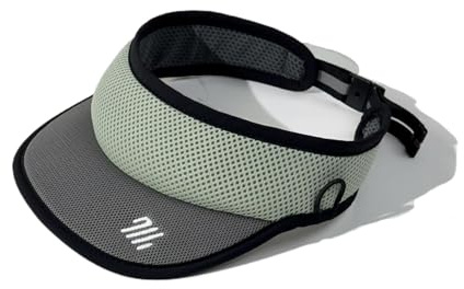 Clakllie Sports Sun Visor Hats Summer Golf Tennis Visors Lightweight Beach Hat Moisture Wicking Headband,SV2504-GreyGreen