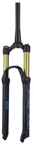 SQIANKUN Fahrradgabel Fahrrad Luft Gabel Rebound Einstellung MTB Suspension 26/27.5/29 Gerade/Konische Berg Gabel for Fahrrad Quick Release Federgabel(G 27.5 Tapered HL)