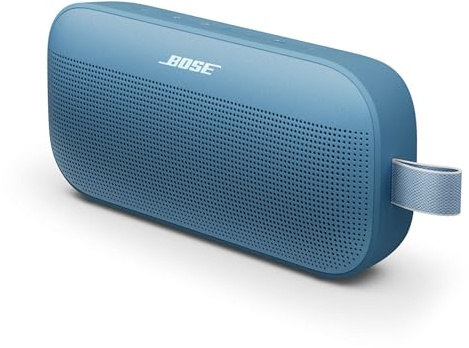 Bose SoundLink Flex SE Portable Bluetooth Speaker (2nd Gen), Small Portable Wireless Outdoor Speaker with Hi-Fi Audio, Up to 12 Hours Battery Life, Waterproof and Dustproof, Blue Dusk
