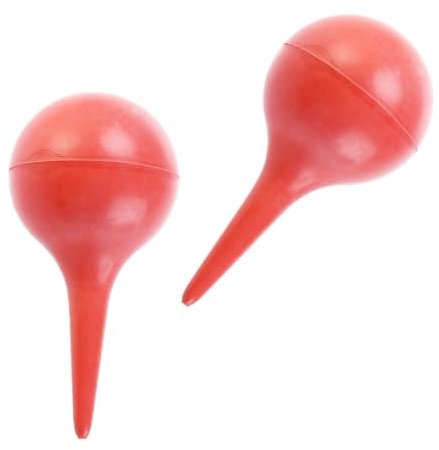 Ipetboom 2pièces Poire Auriculaire Ventouse Caoutchouc Poire de Lavage Auriculaire Boule Aspiration pour Nettoyage des Oreilles
