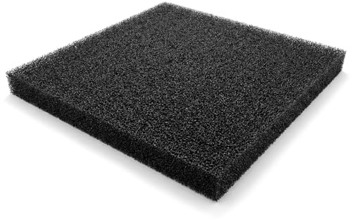 QWORK® Spugna filtrante Acquario, 50 x 50 x 2 cm Tappetino filtrante, per acquari, stagni e vasche Filtro