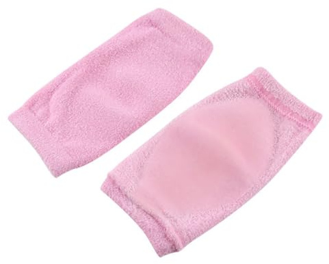 UTHCLO Attelle de Poignet Élastique en Gel Hydratant, 1 Paire de Protège-poignets et Coudes Unisexe Rose, Taille Unique, Support Flexible pour Fitness, Tennis et Basket-ball, Confort